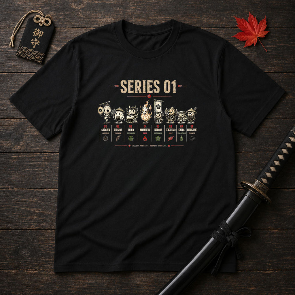 Series 01 Samurai Characters T-Shirt
