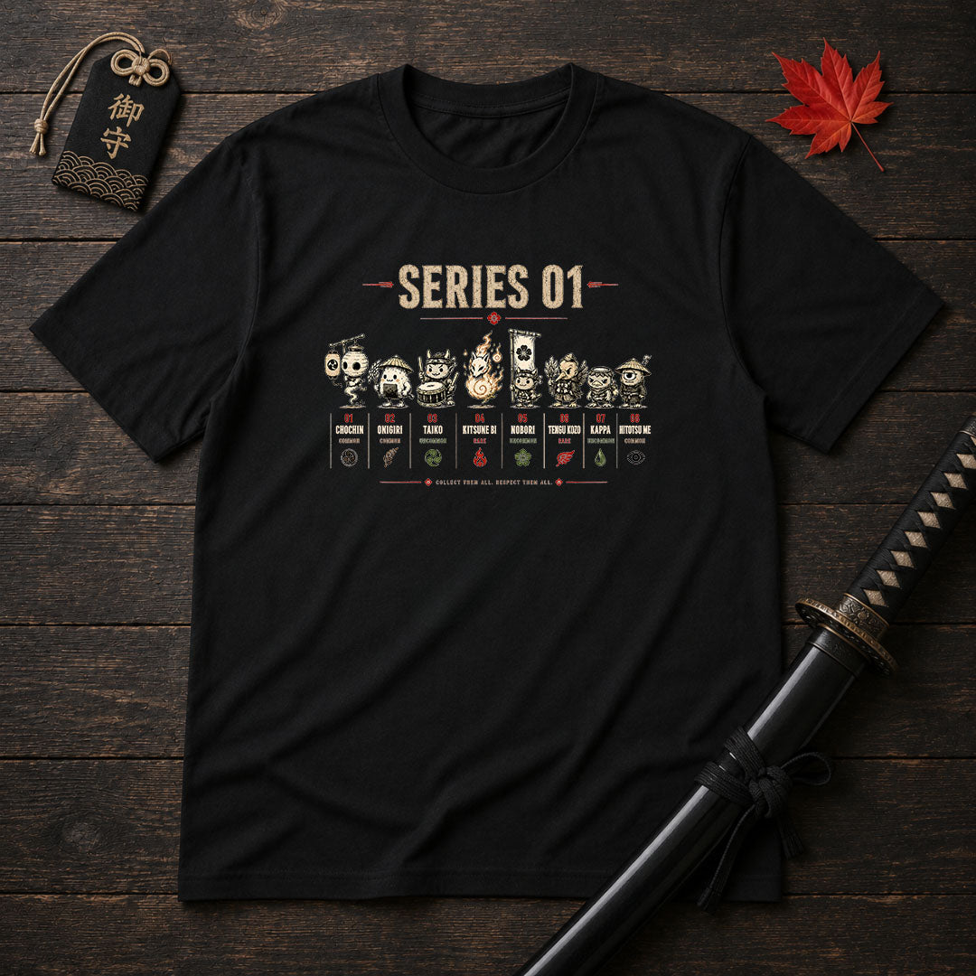 Series 01 Samurai Characters T-Shirt