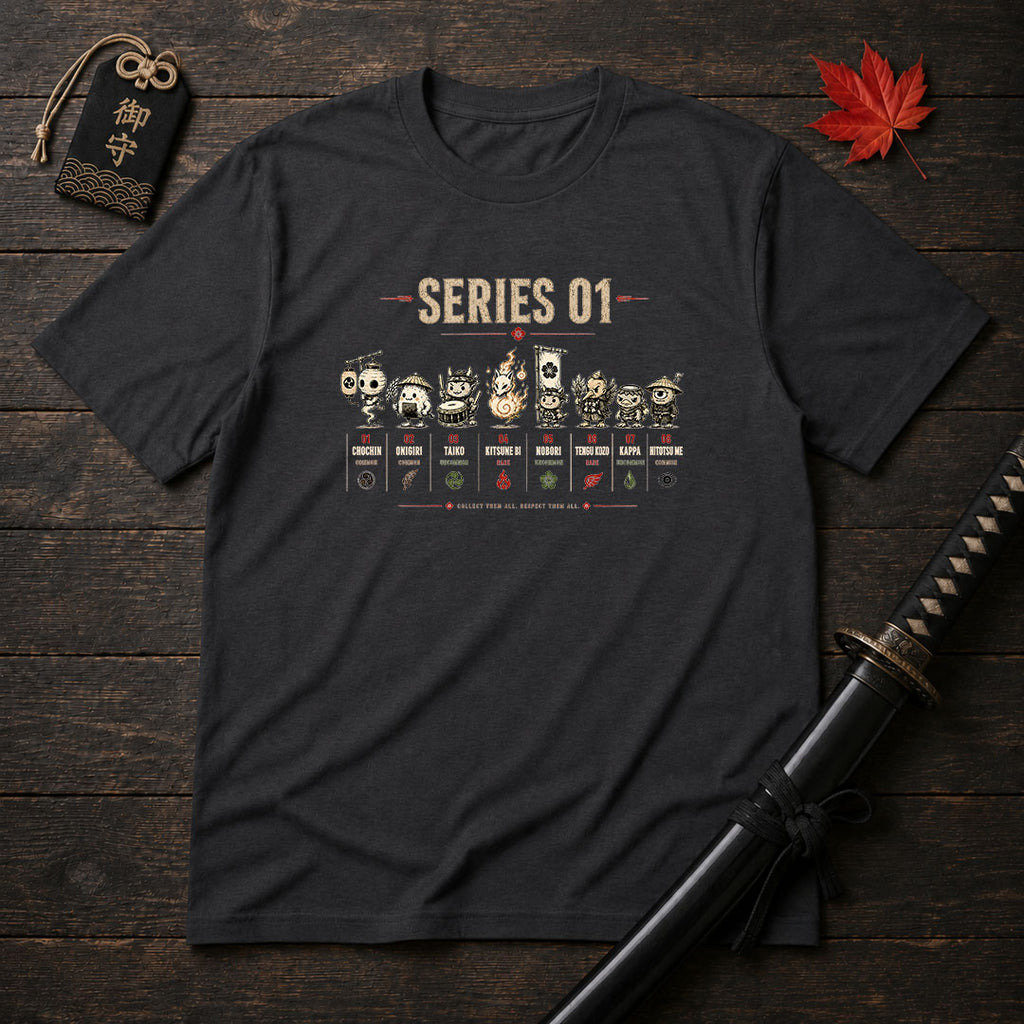 Series 01 Samurai Characters T-Shirt