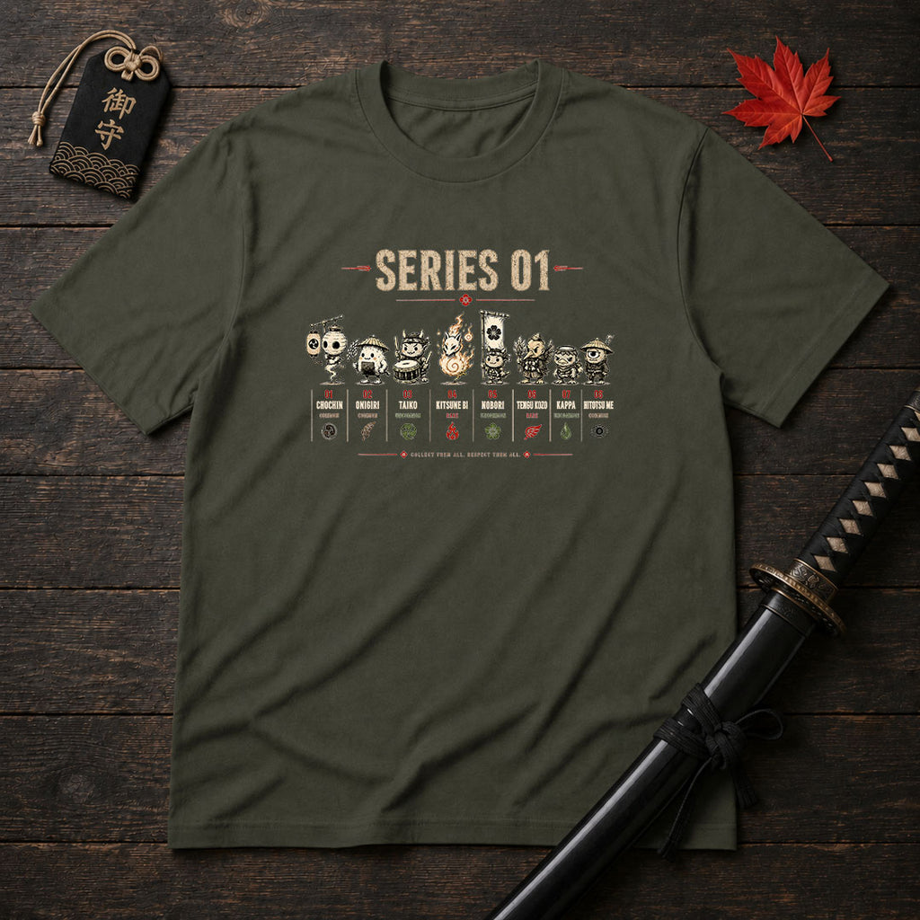 Series 01 Samurai Characters T-Shirt