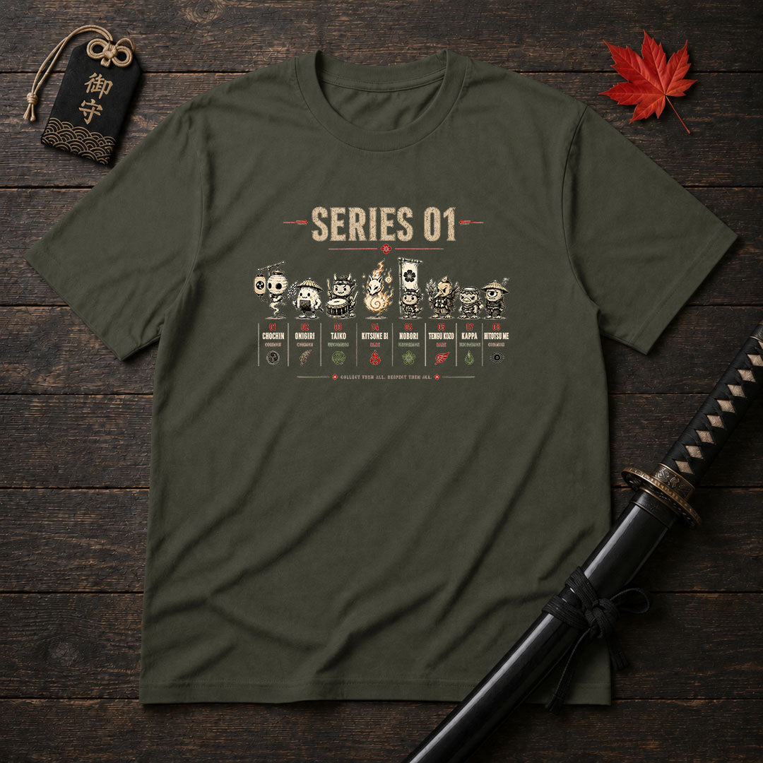 Series 01 Samurai Characters T-Shirt