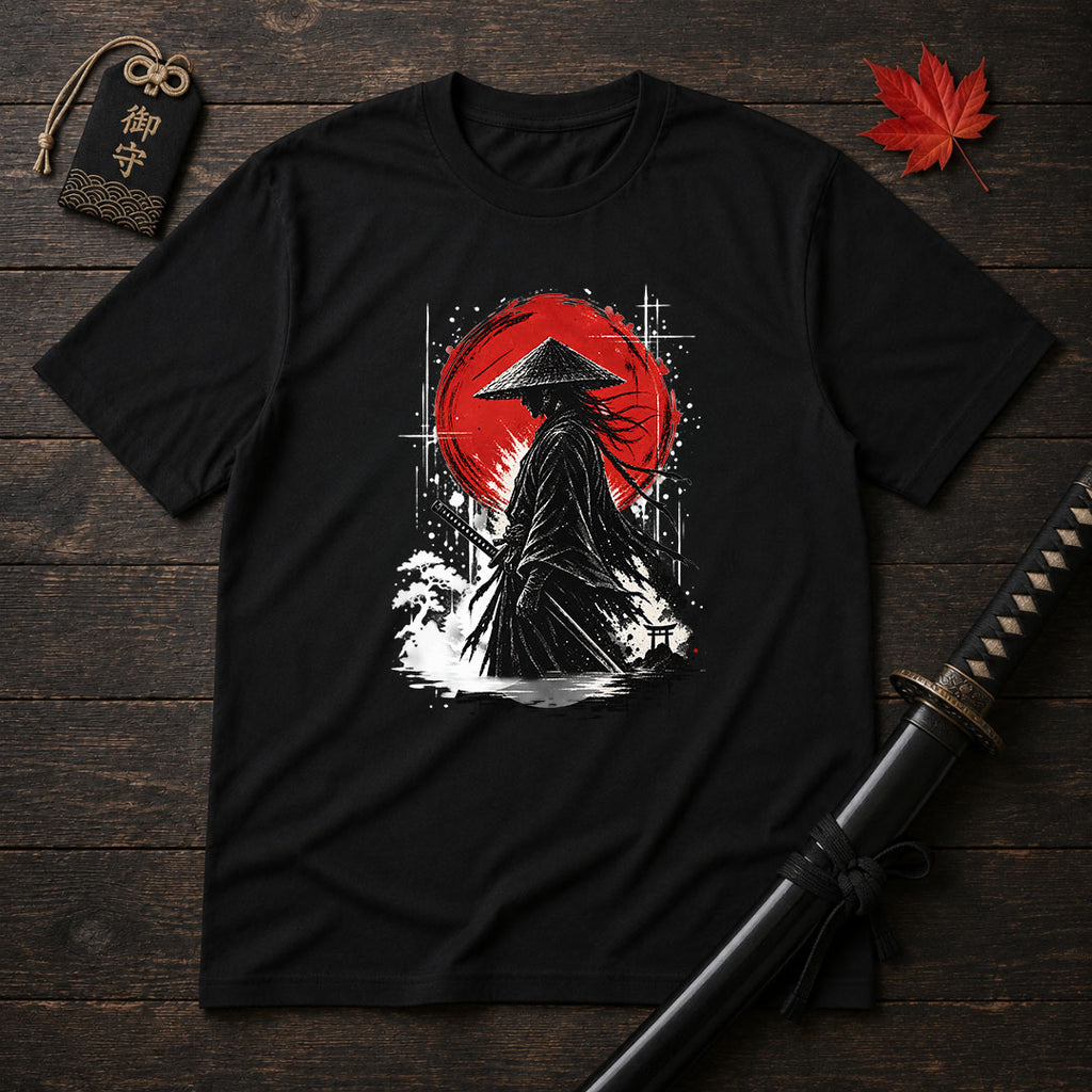 Shadow Samurai Silhouette T-Shirt