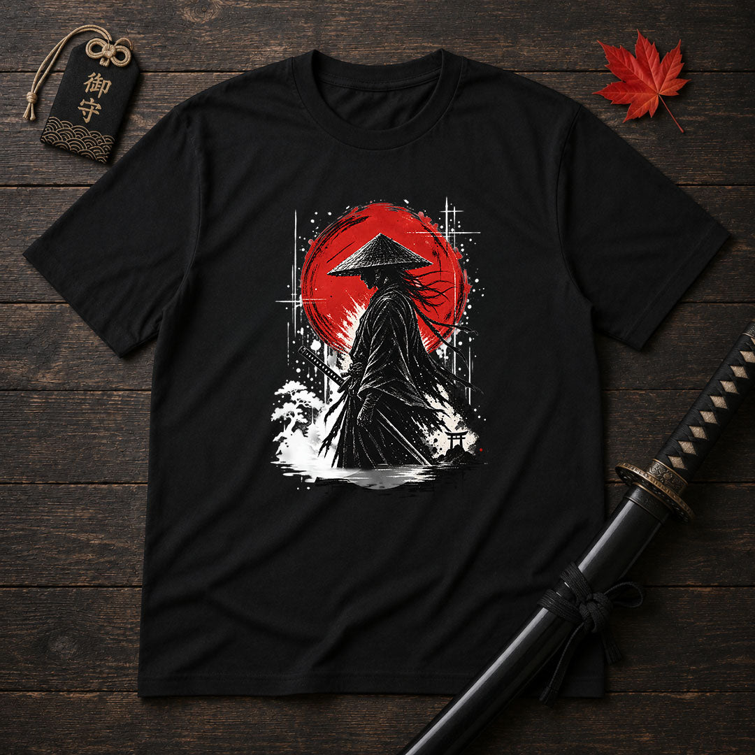 Shadow Samurai Silhouette T-Shirt