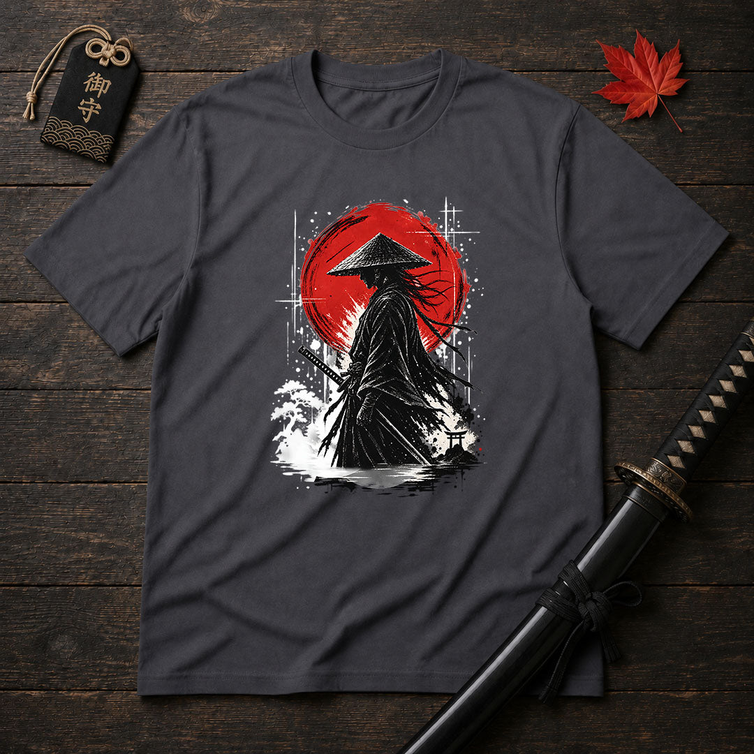 Shadow Samurai Silhouette T-Shirt