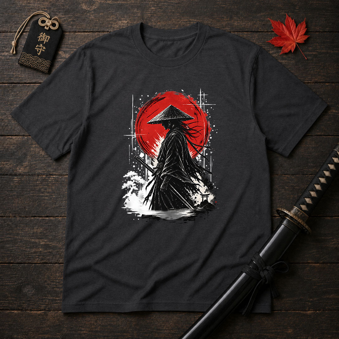Shadow Samurai Silhouette T-Shirt