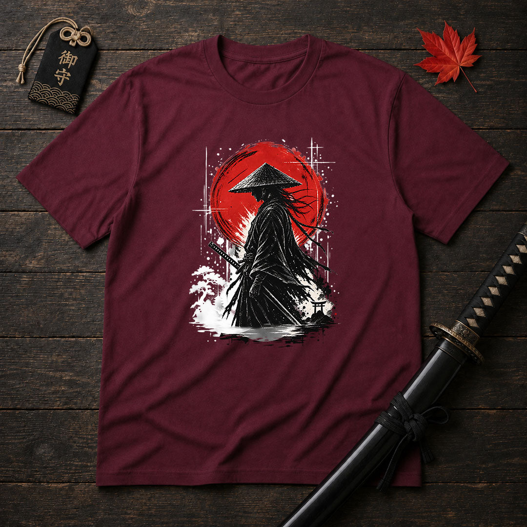 Shadow Samurai Silhouette T-Shirt