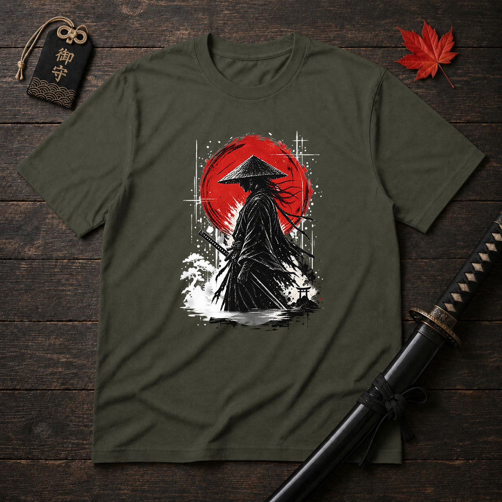 Shadow Samurai Silhouette T-Shirt