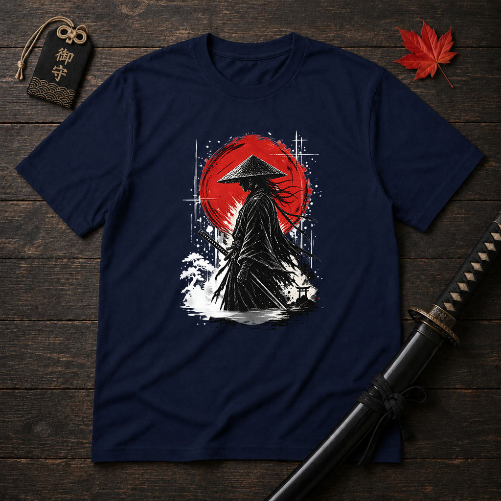 Shadow Samurai Silhouette T-Shirt