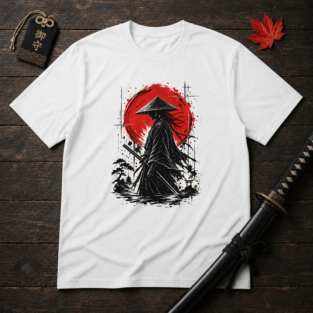 Shadow Samurai Silhouette T-Shirt