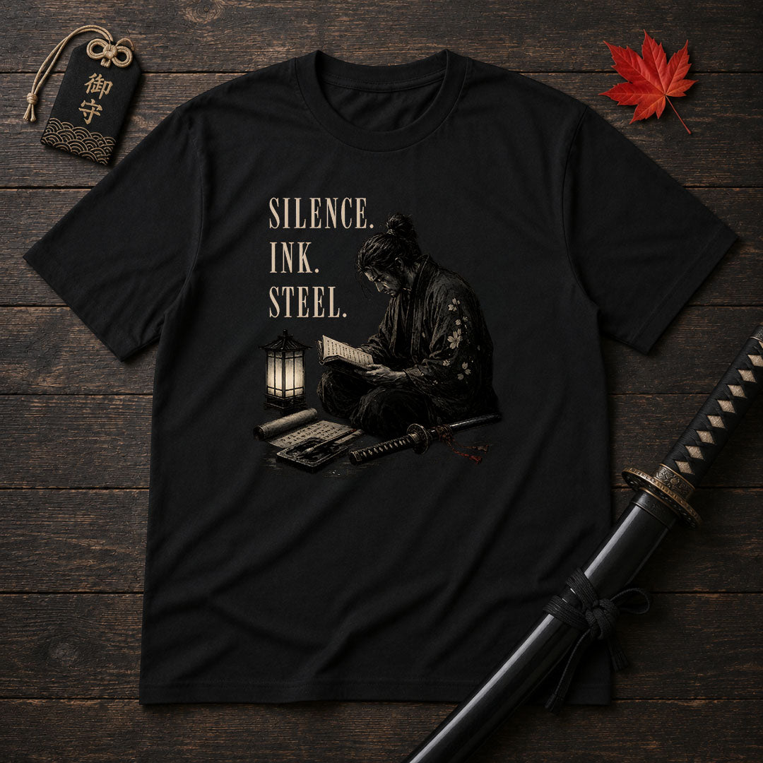 Silence. Ink. Steel. T-Shirt