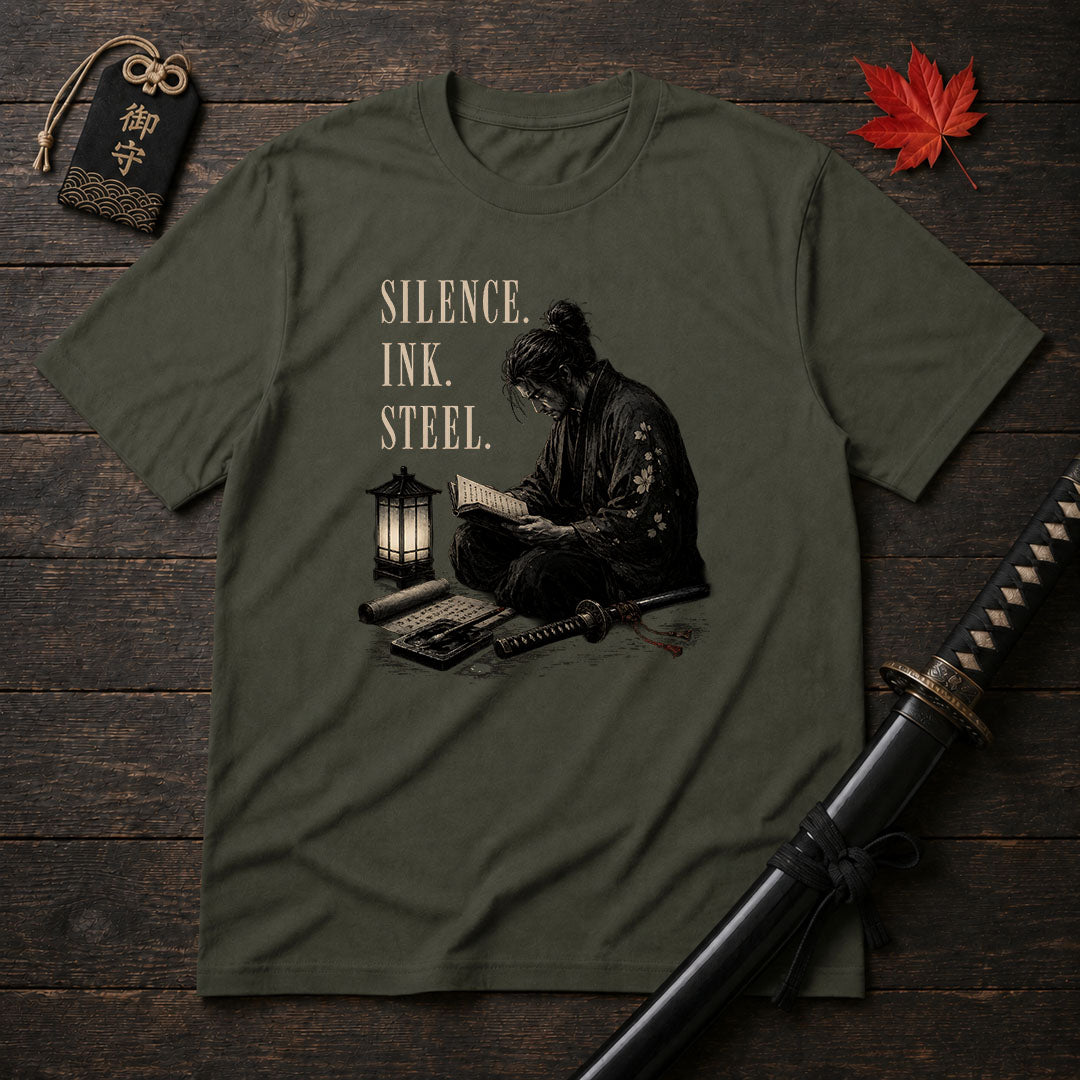 Silence. Ink. Steel. T-Shirt