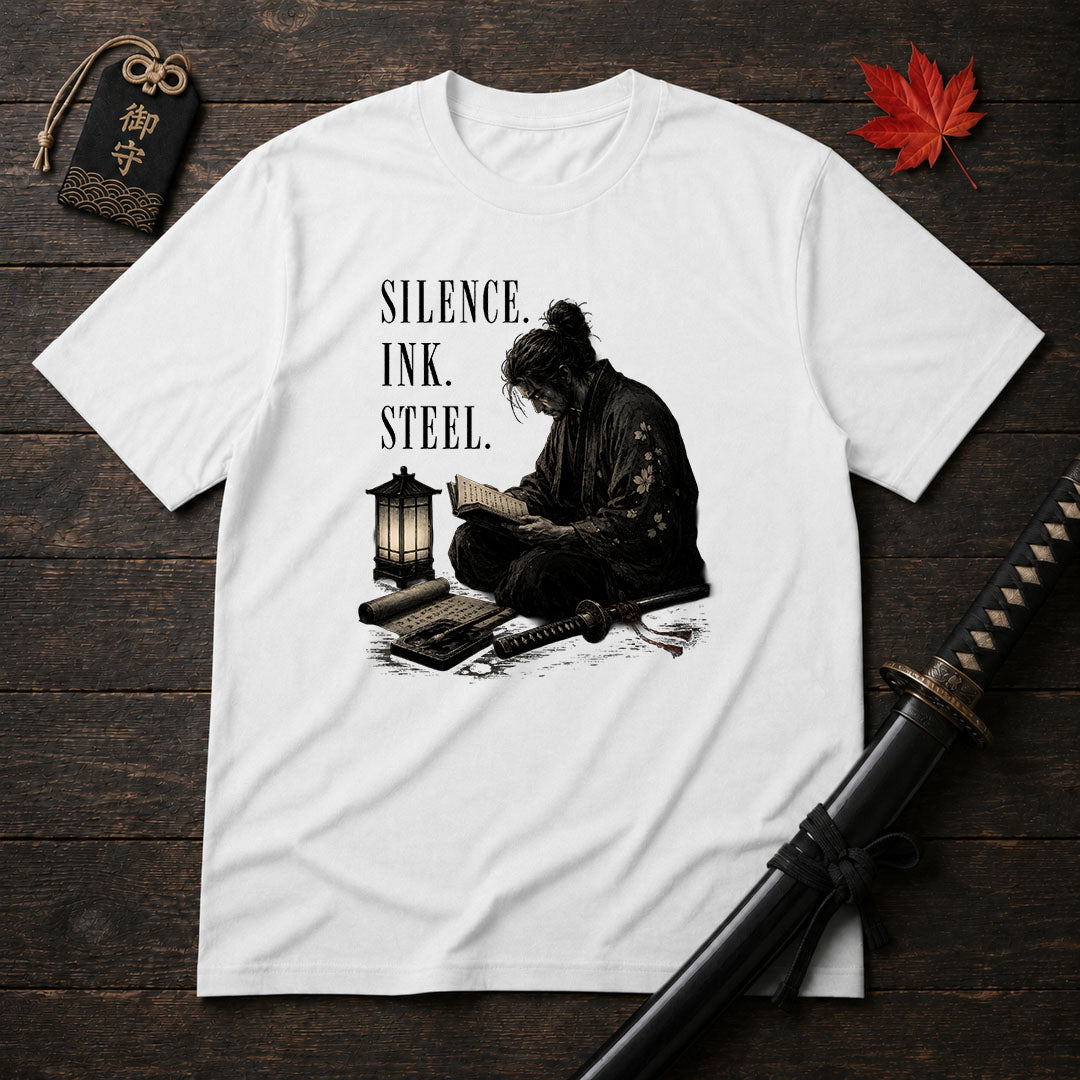 Silence. Ink. Steel. T-Shirt