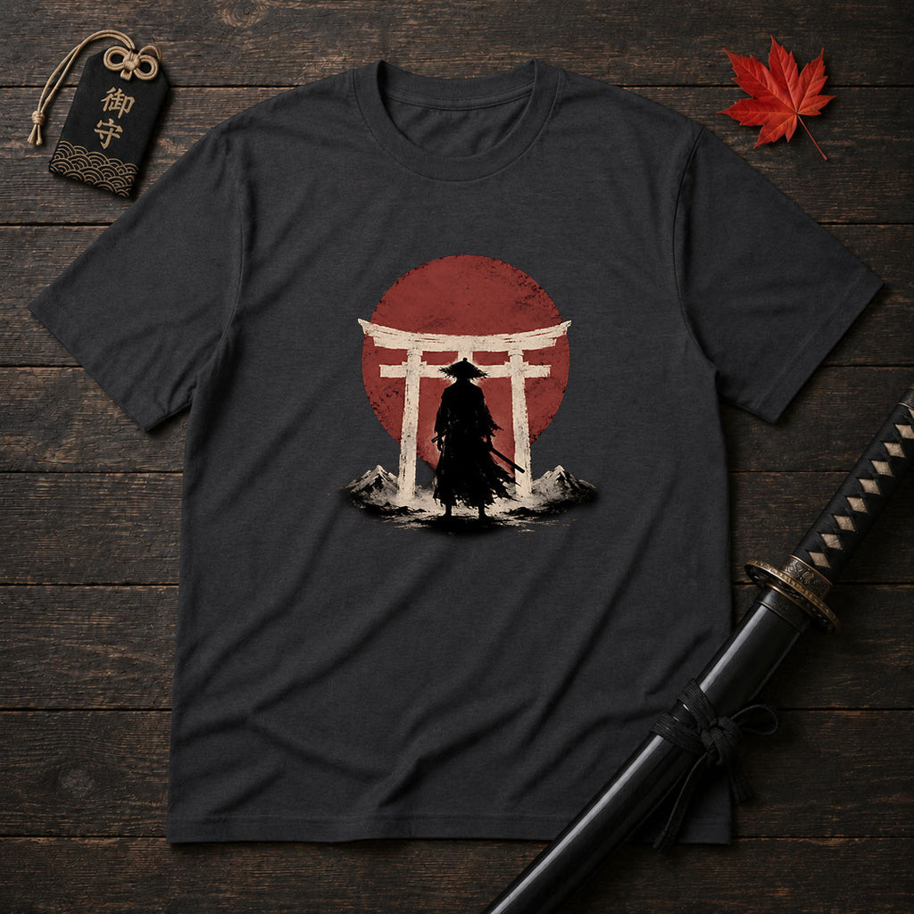 Silhouette Samurai Torii T-Shirt
