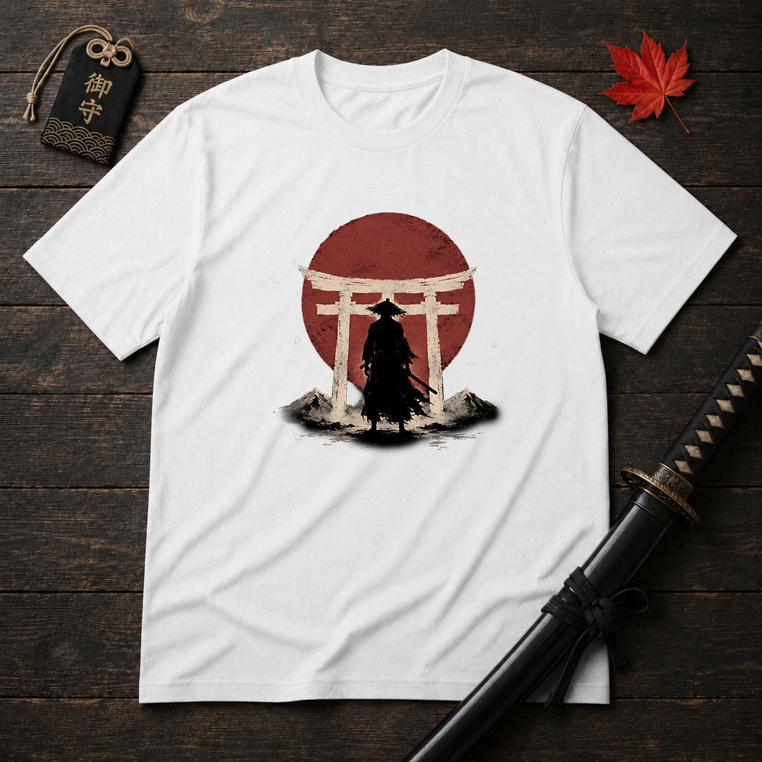 Silhouette Samurai Torii T-Shirt