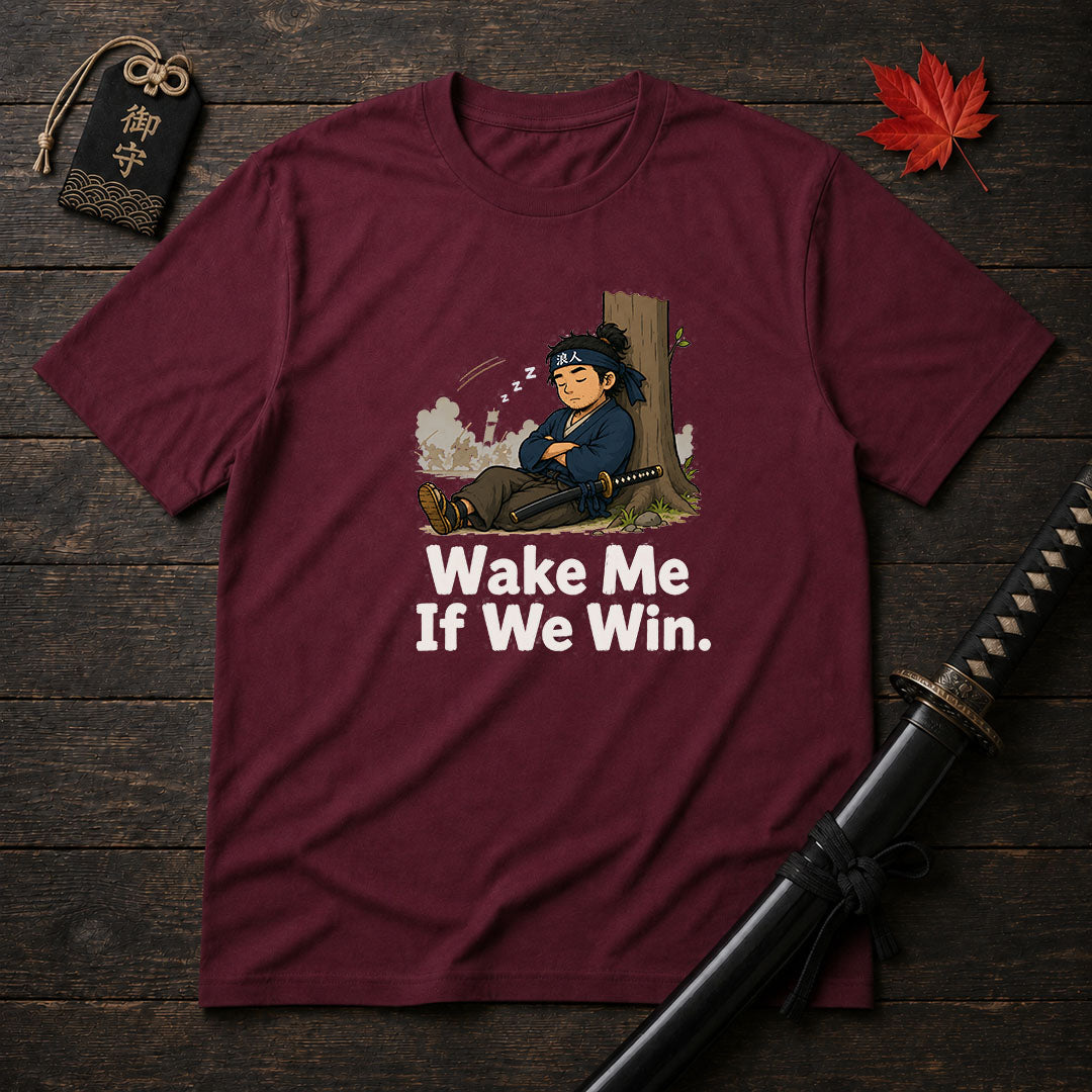 Sleepy Samurai Wake Me T-Shirt