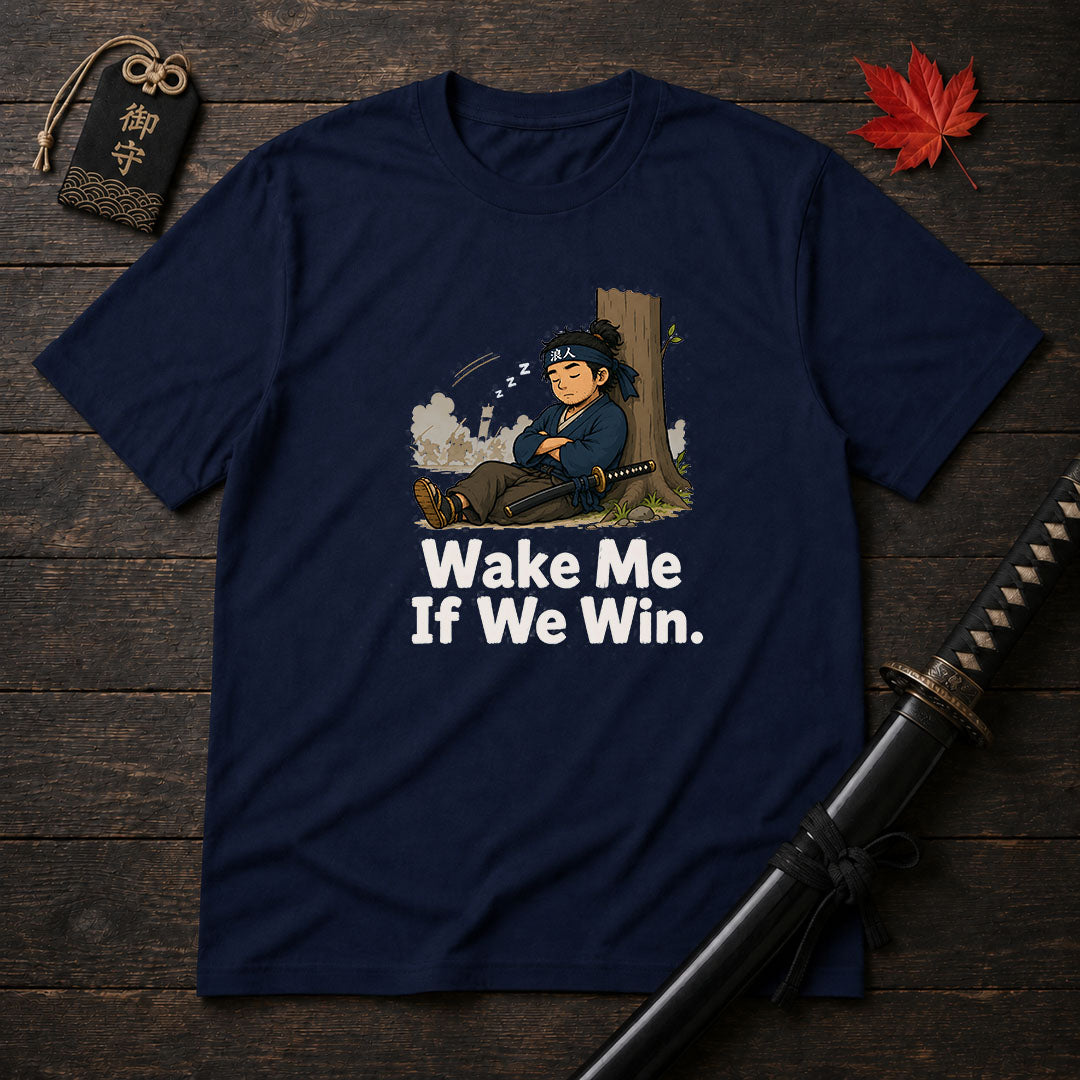 Sleepy Samurai Wake Me T-Shirt