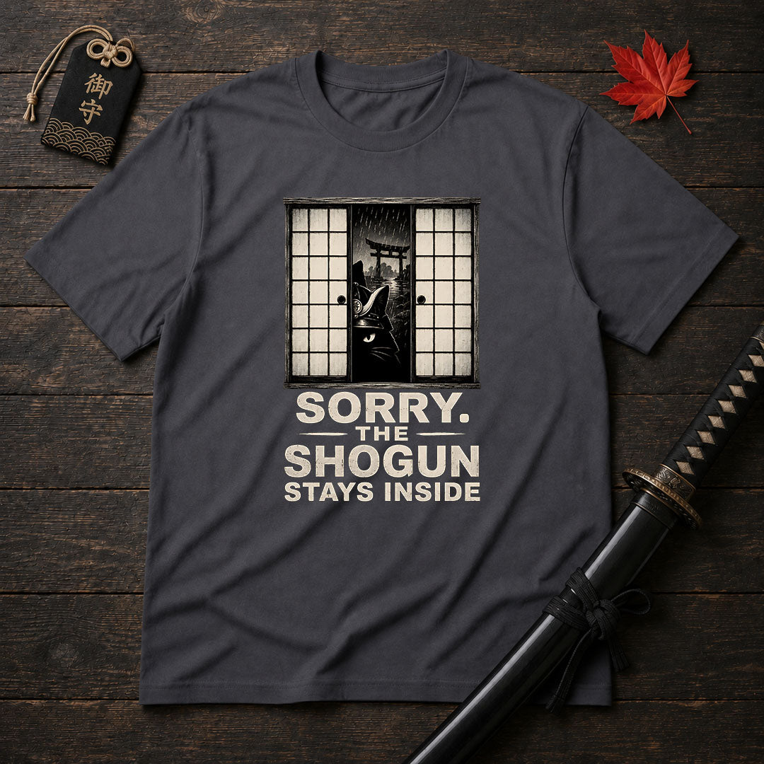 Sorry The Shogun Stays Inside T-Shirt