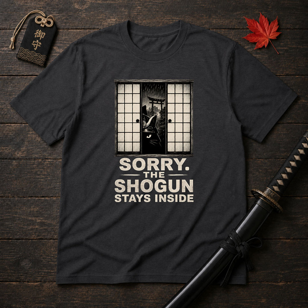 Sorry The Shogun Stays Inside T-Shirt