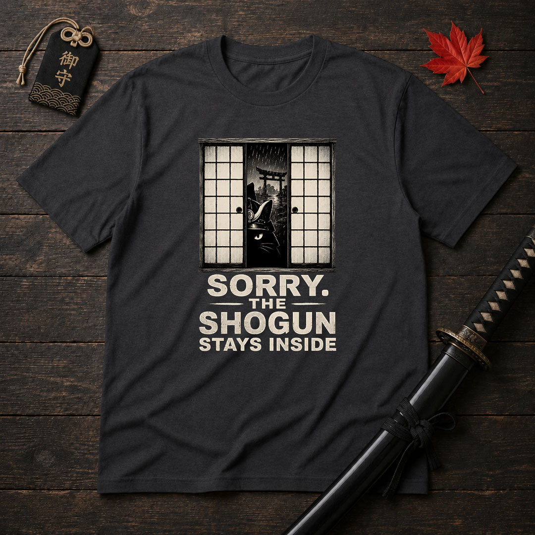 Sorry The Shogun Stays Inside T-Shirt