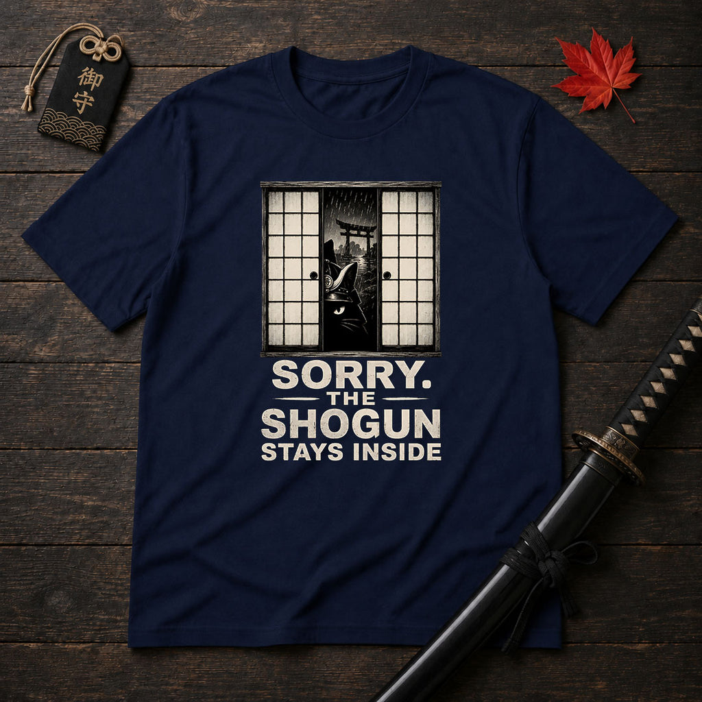 Sorry The Shogun Stays Inside T-Shirt
