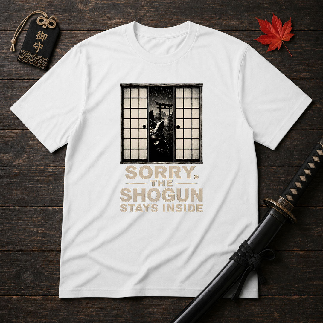 Sorry The Shogun Stays Inside T-Shirt