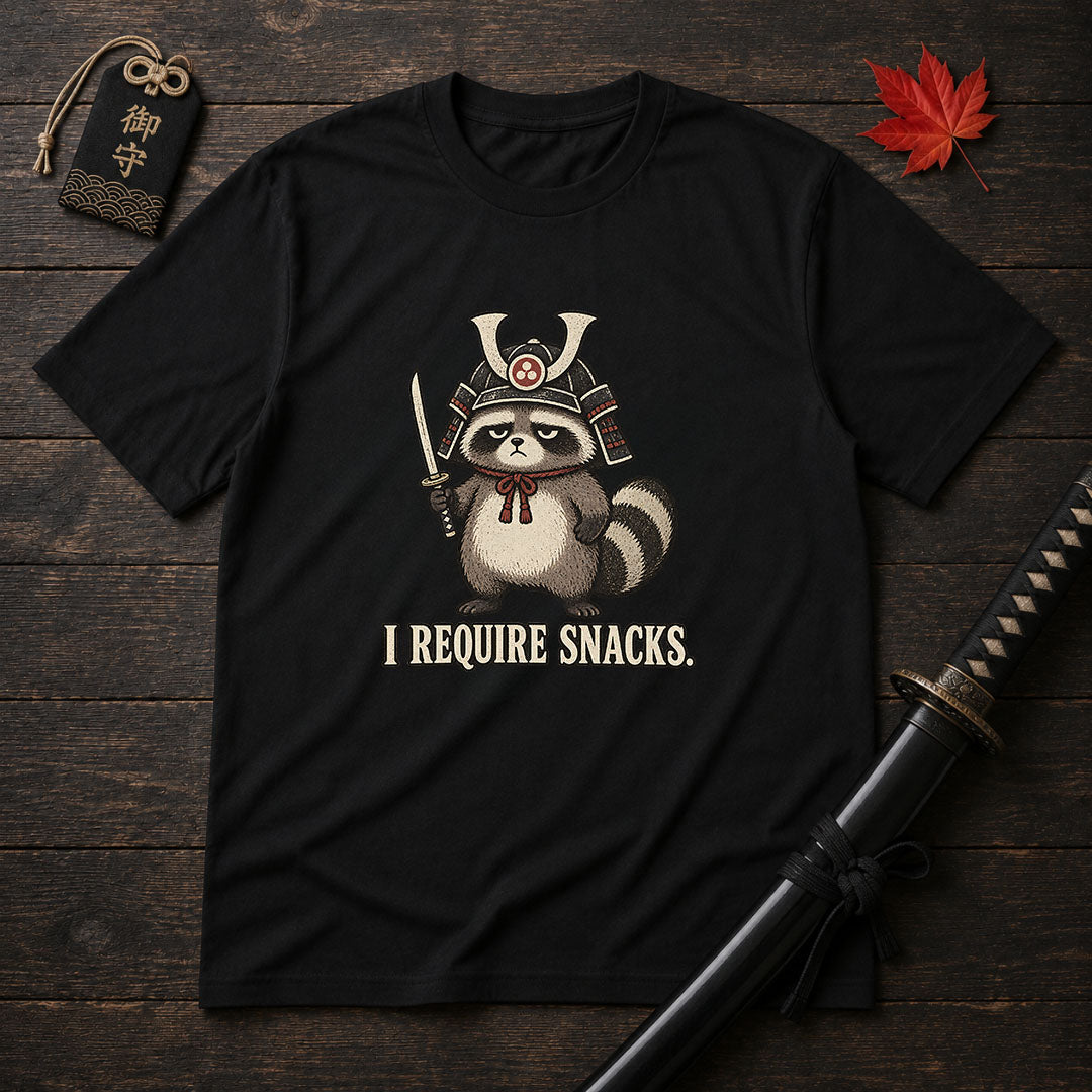 Stoic Samurai Raccoon T-Shirt