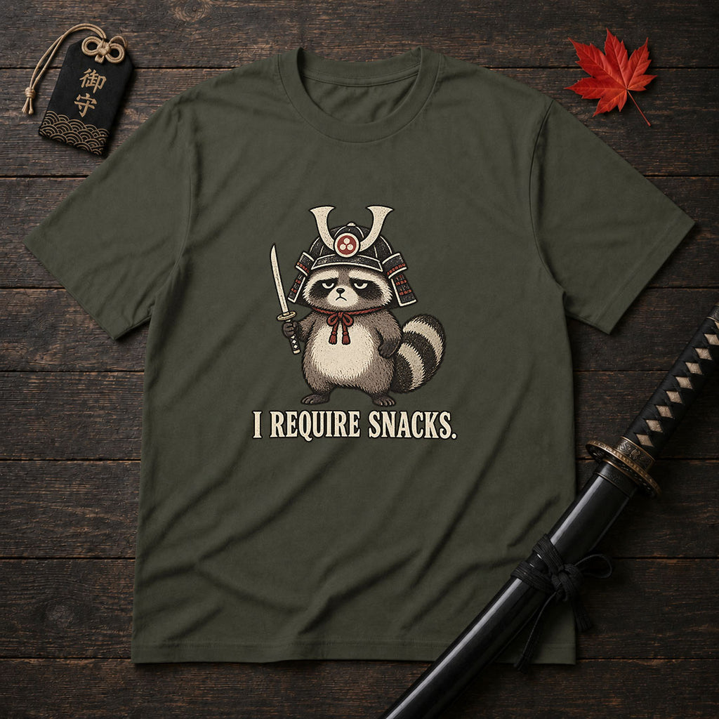 Stoic Samurai Raccoon T-Shirt