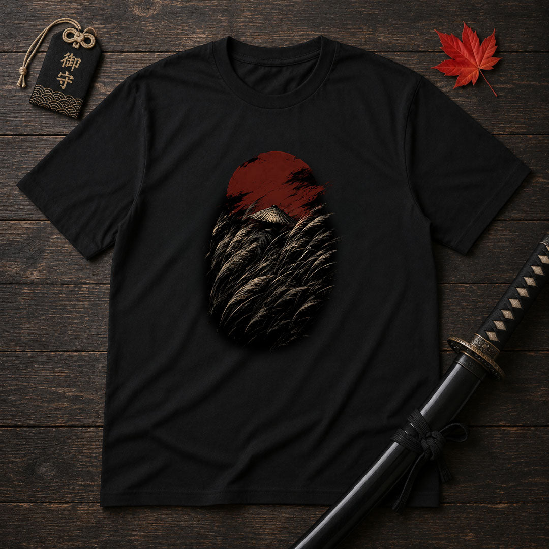 Straw Hat in Reeds T-Shirt