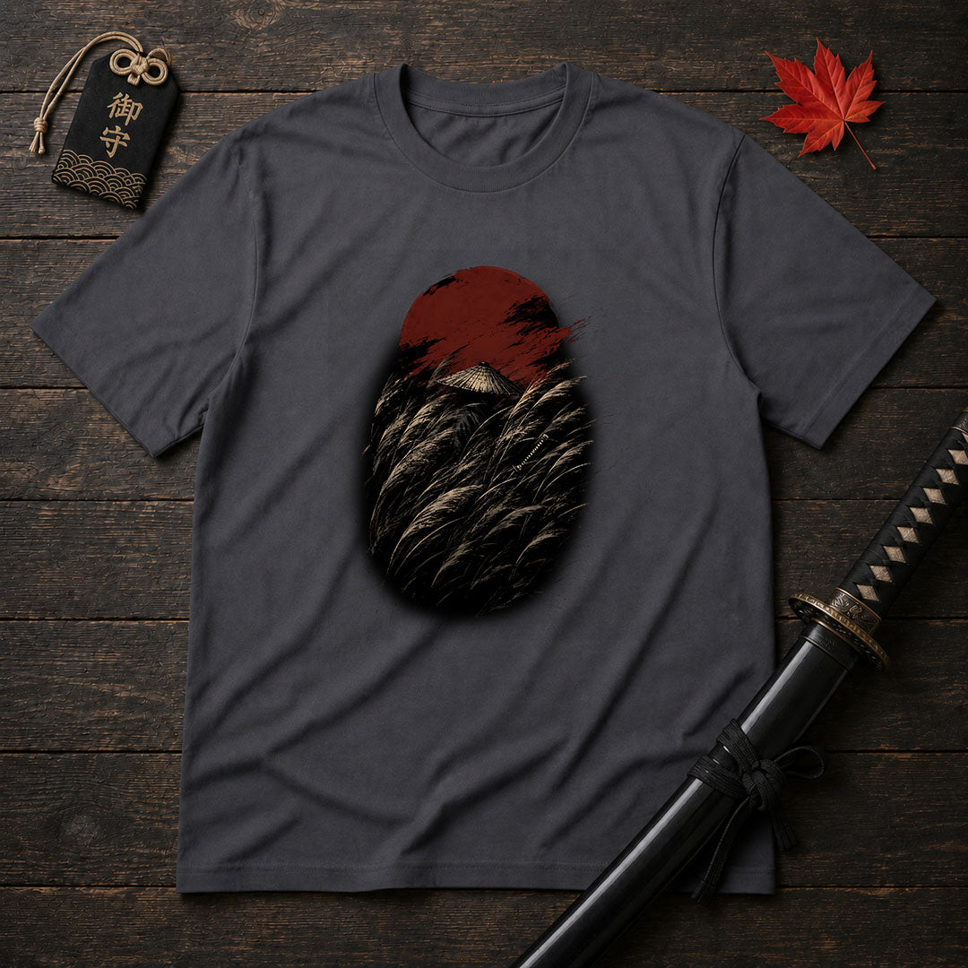 Straw Hat in Reeds T-Shirt