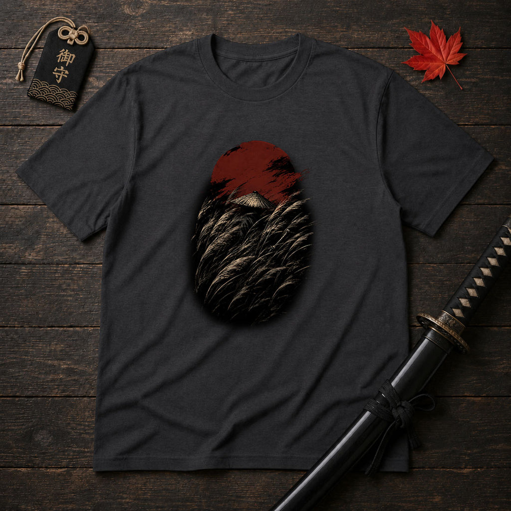 Straw Hat in Reeds T-Shirt