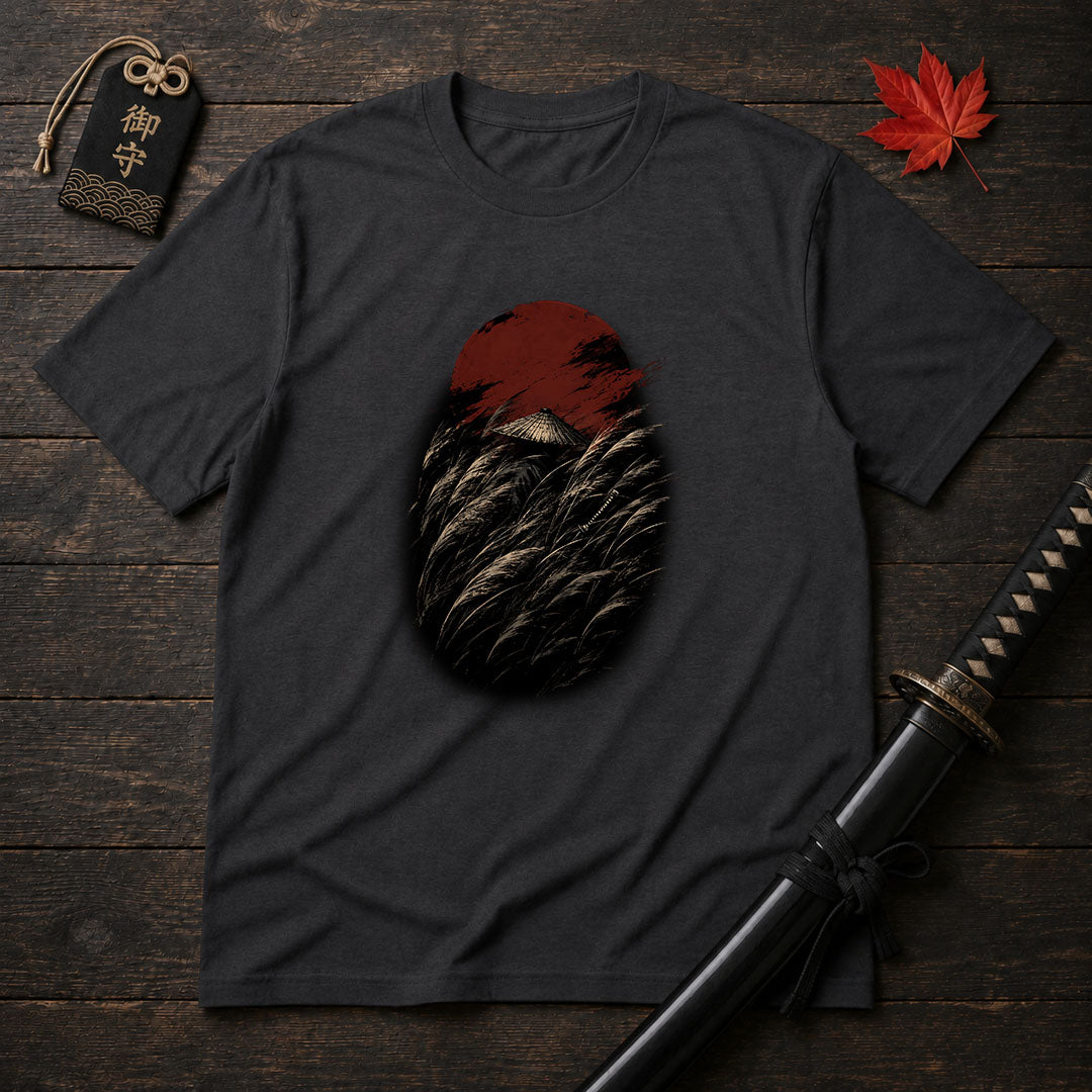 Straw Hat in Reeds T-Shirt