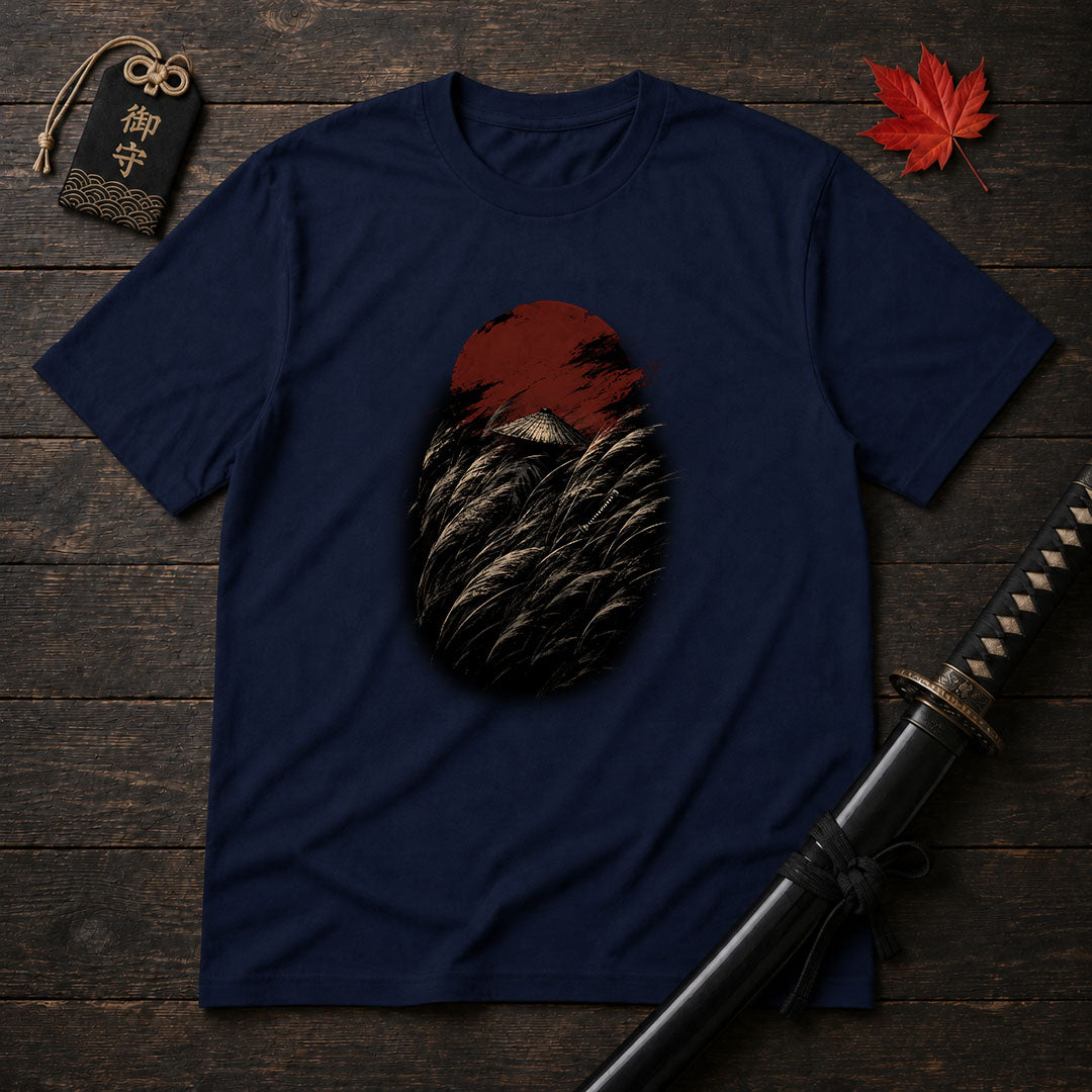 Straw Hat in Reeds T-Shirt