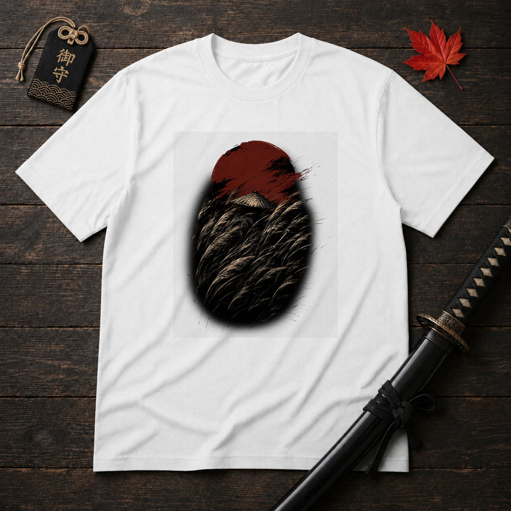 Straw Hat in Reeds T-Shirt