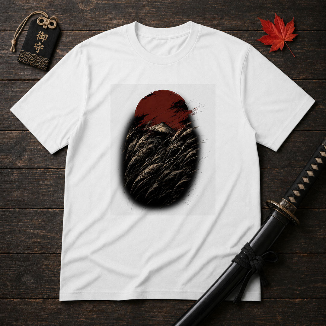Straw Hat in Reeds T-Shirt
