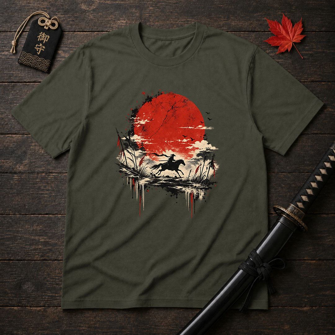Sunset Ronin Rider T-Shirt
