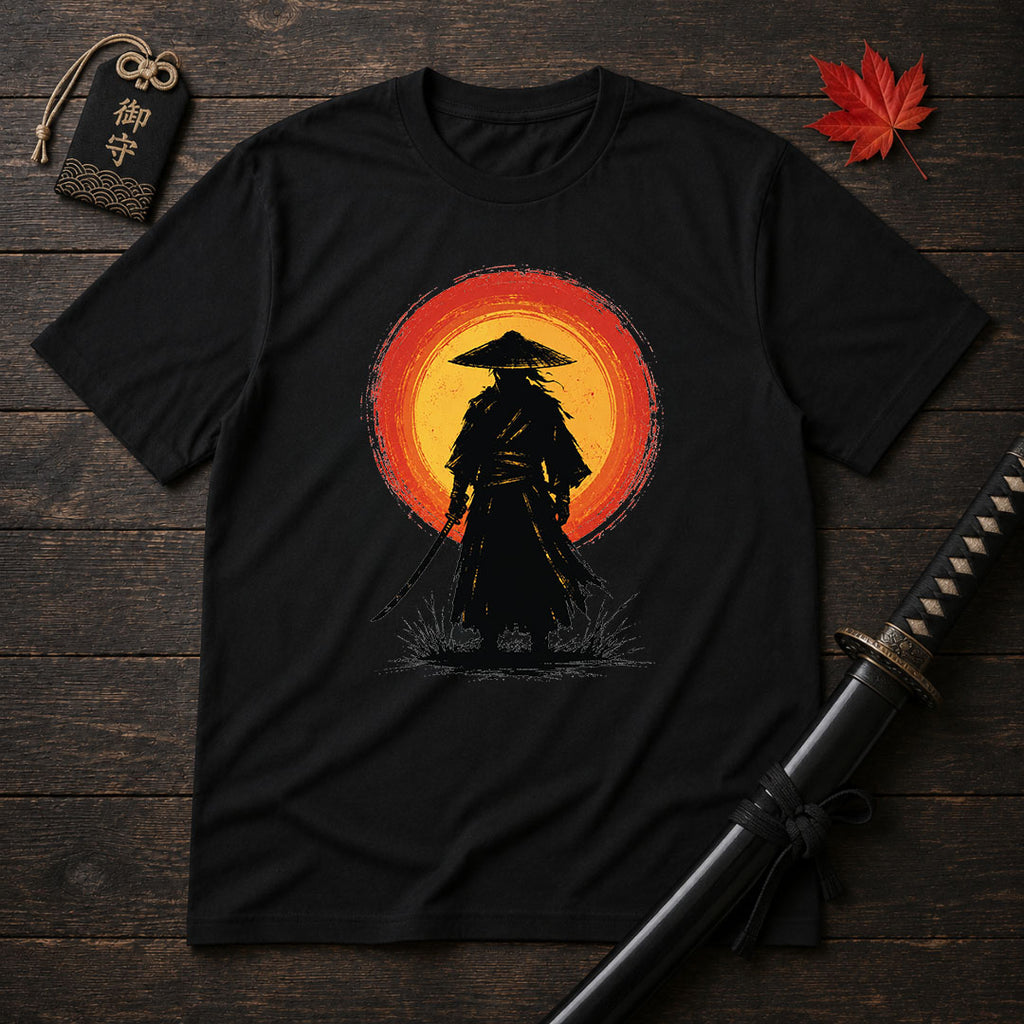 Sunset Ronin Silhouette T-Shirt