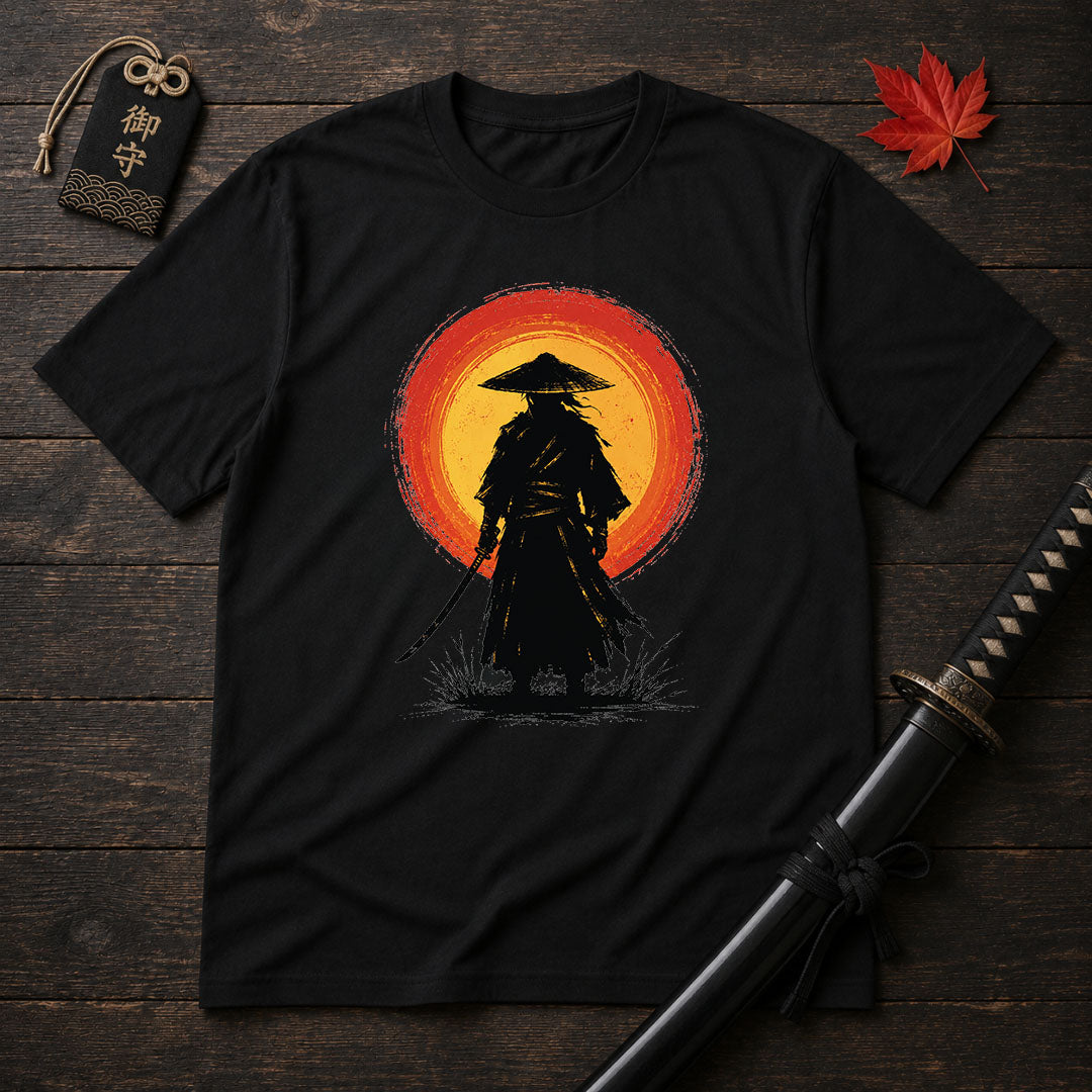 Sunset Ronin Silhouette T-Shirt