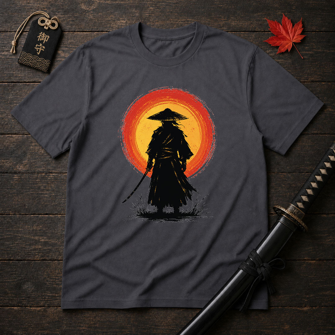 Sunset Ronin Silhouette T-Shirt