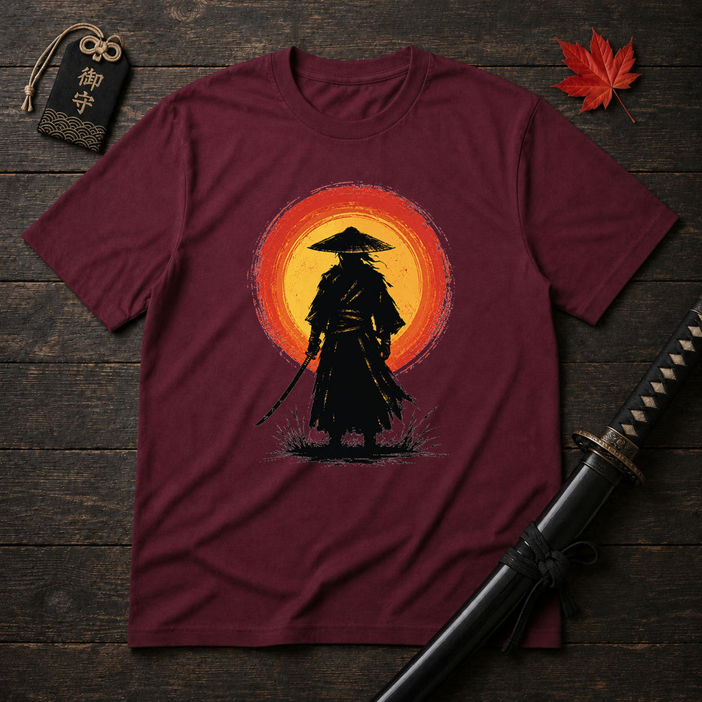 Sunset Ronin Silhouette T-Shirt