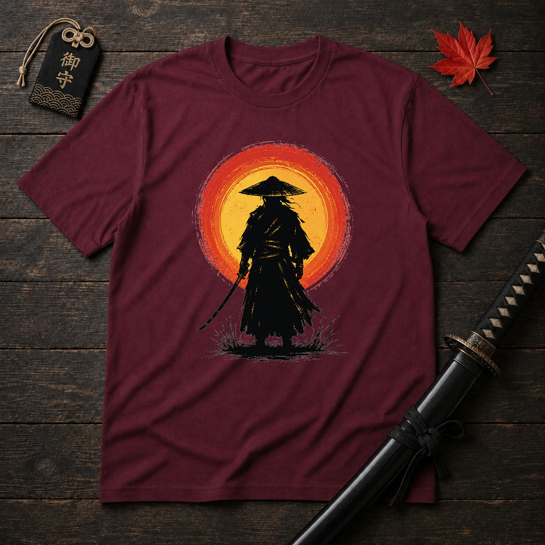 Sunset Ronin Silhouette T-Shirt
