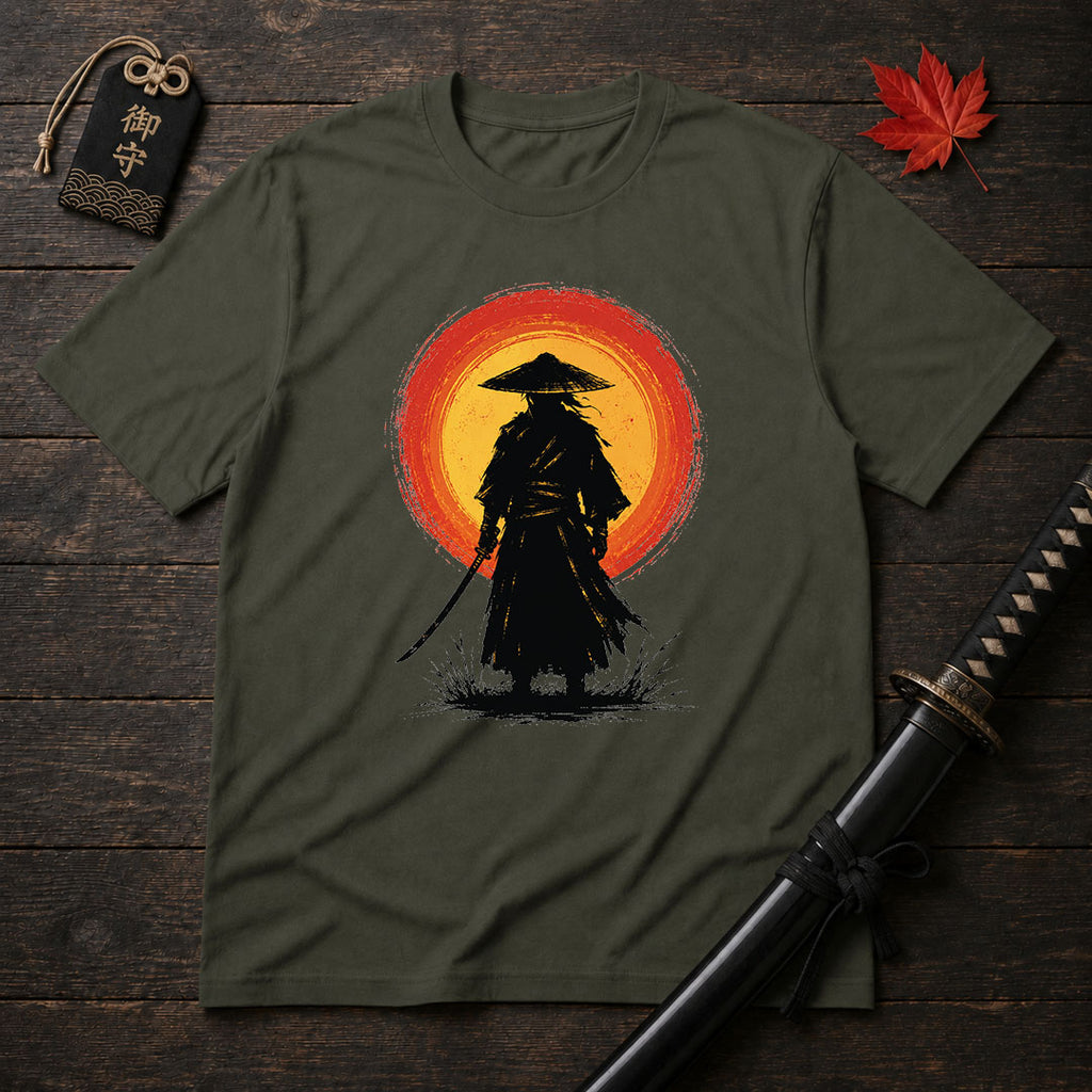 Sunset Ronin Silhouette T-Shirt