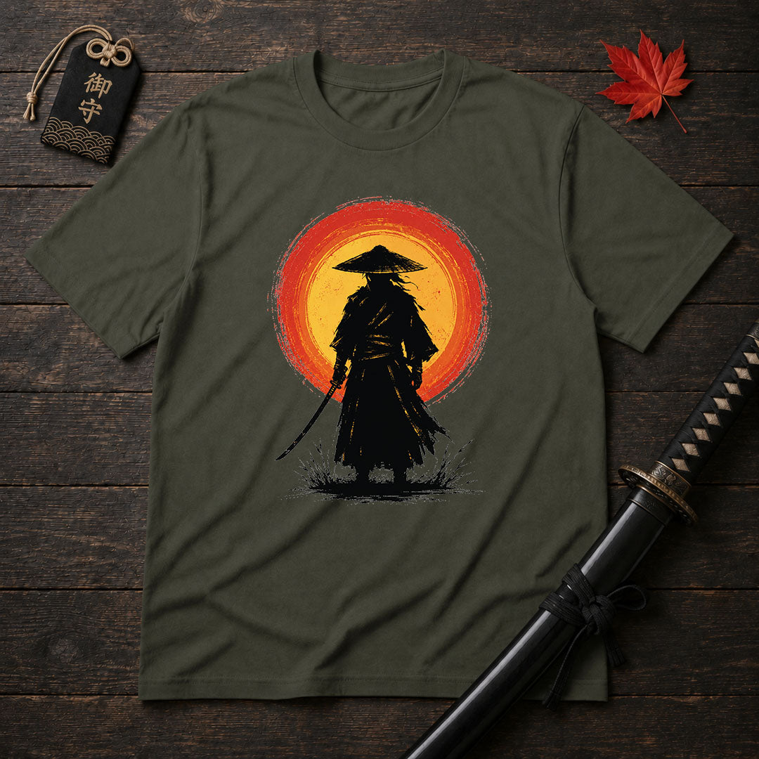 Sunset Ronin Silhouette T-Shirt