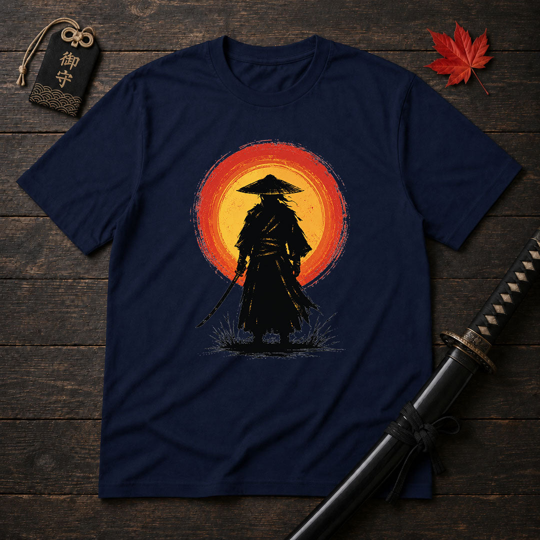 Sunset Ronin Silhouette T-Shirt