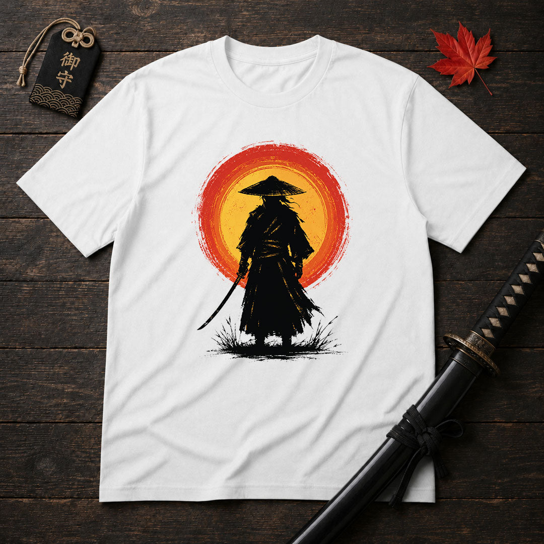 Sunset Ronin Silhouette T-Shirt