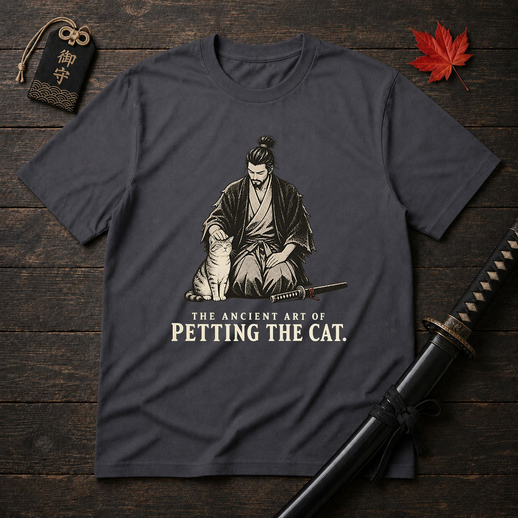 The Ancient Art of Petting The Cat T-Shirt
