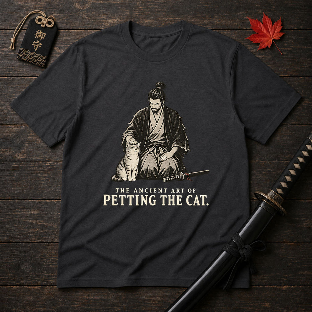 The Ancient Art of Petting The Cat T-Shirt