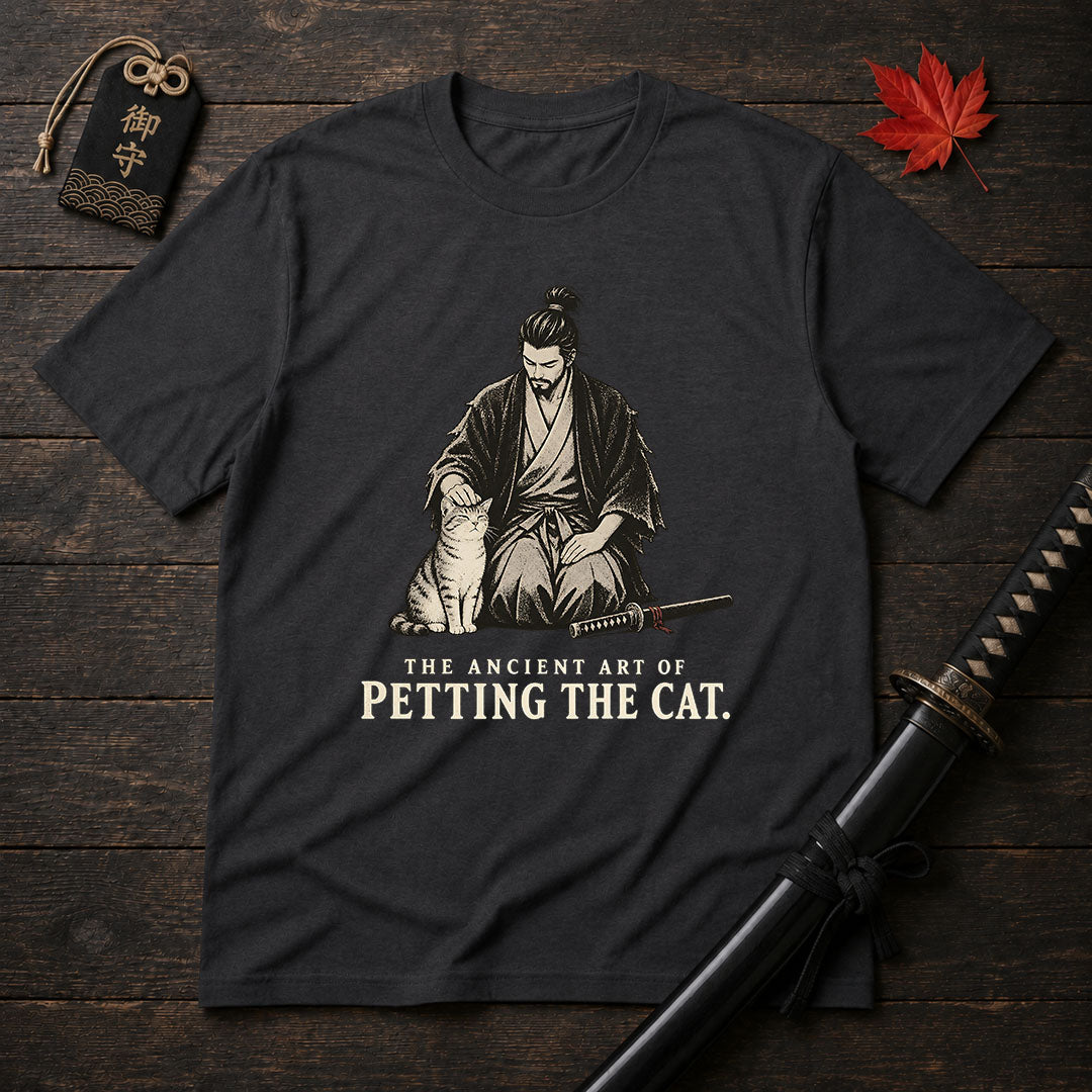The Ancient Art of Petting The Cat T-Shirt