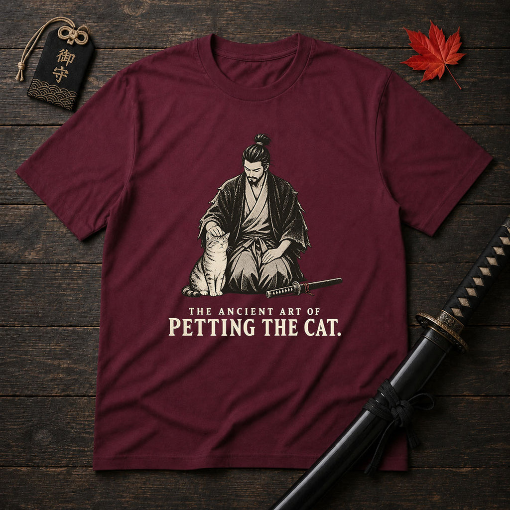 The Ancient Art of Petting The Cat T-Shirt