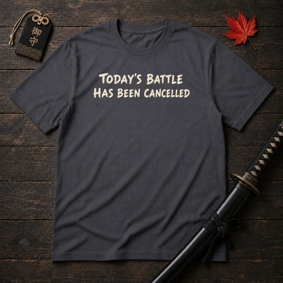 Today's Battle Has Been Cancelled T-Shirt
