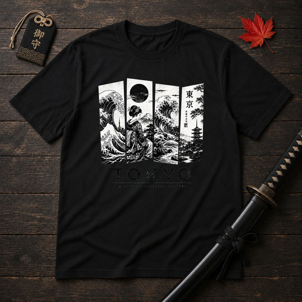 Tokyo Panels Samurai T-Shirt
